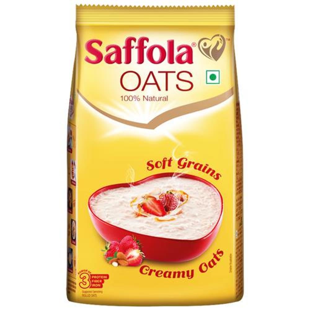 Saffola Natural Soft Grains & Creamy Oats, 200g