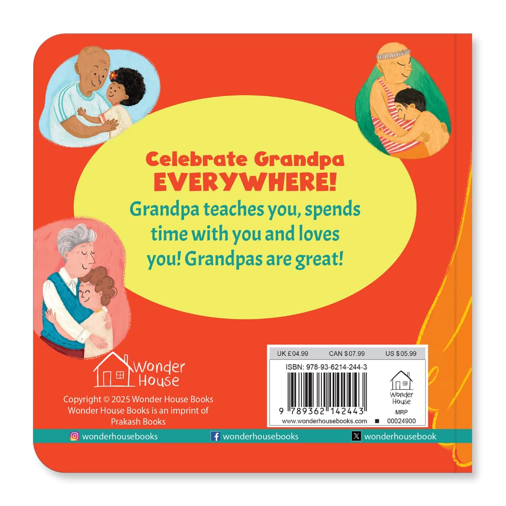 Grandpa, I Love You! You Are the Best in the World – A Heartwarming Board Book for Kids | Board book