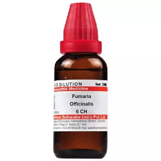 Dr Willmar Schwabe India Fumaria Officinalis Dilution 30ml