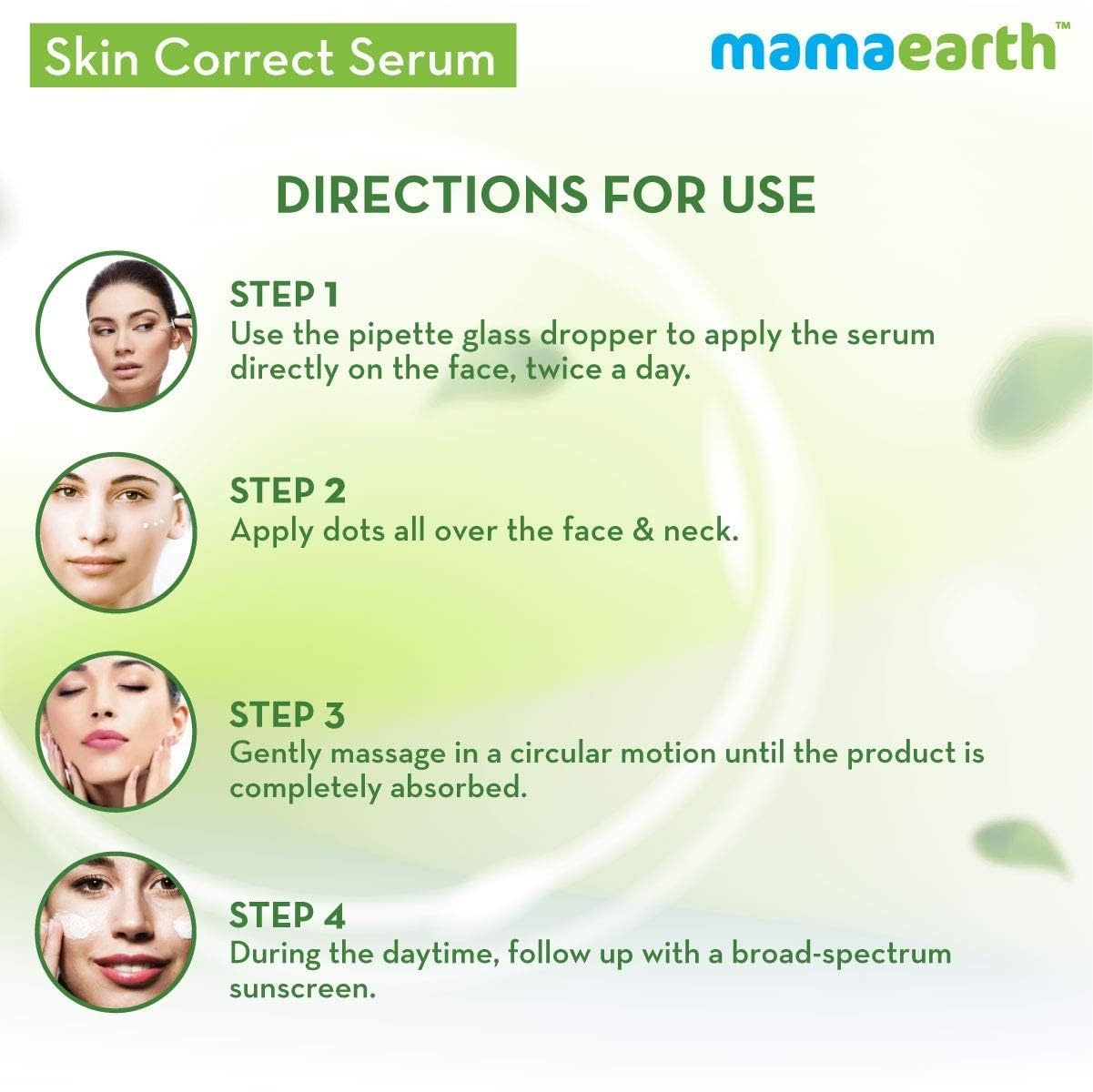 Mamaearth Skin Correct Face Serum Acne Scars removal cream with Niacinamide and Ginger Extract – 30 ml