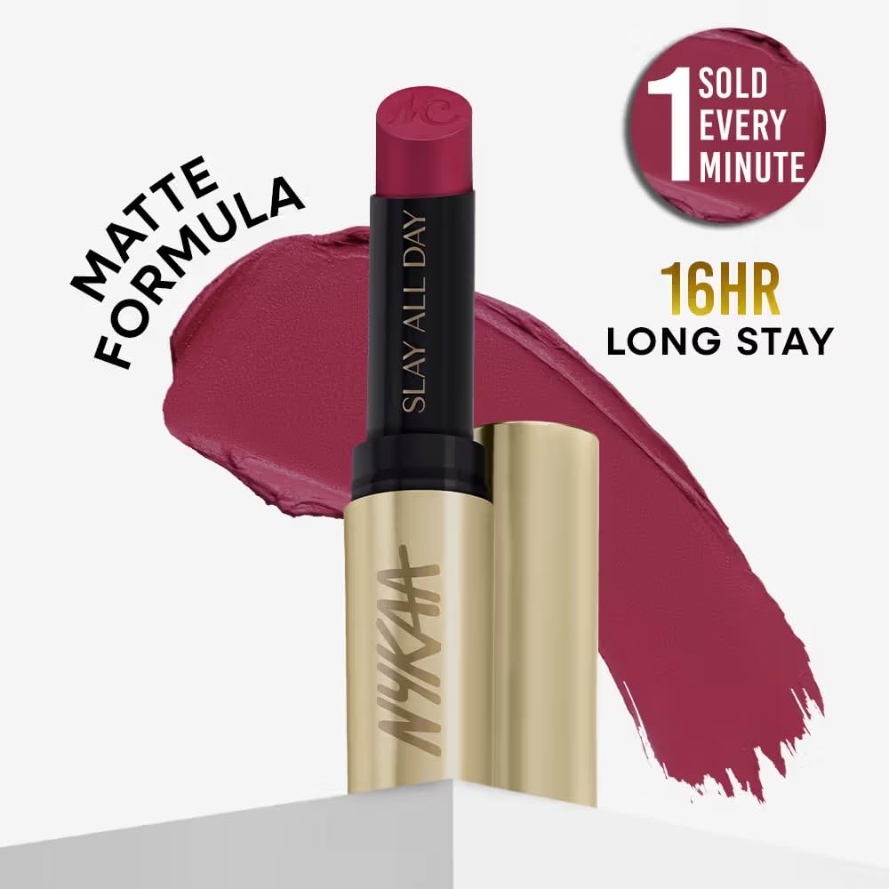 Nykaa Matte to Last No Transfer Long Lasting Lipstick (3.5g)