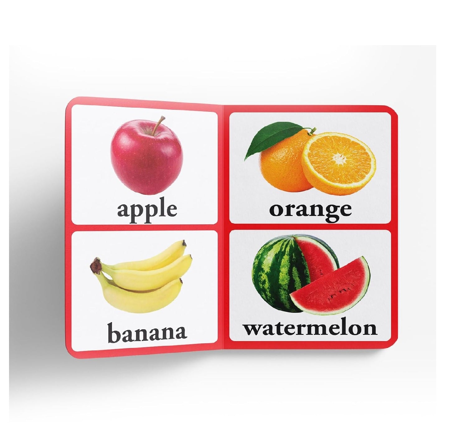 Fruits – Early Learning Board Book with Large Font: Brightly Illustrated Fruit Recognition Book for Kids |  Board book