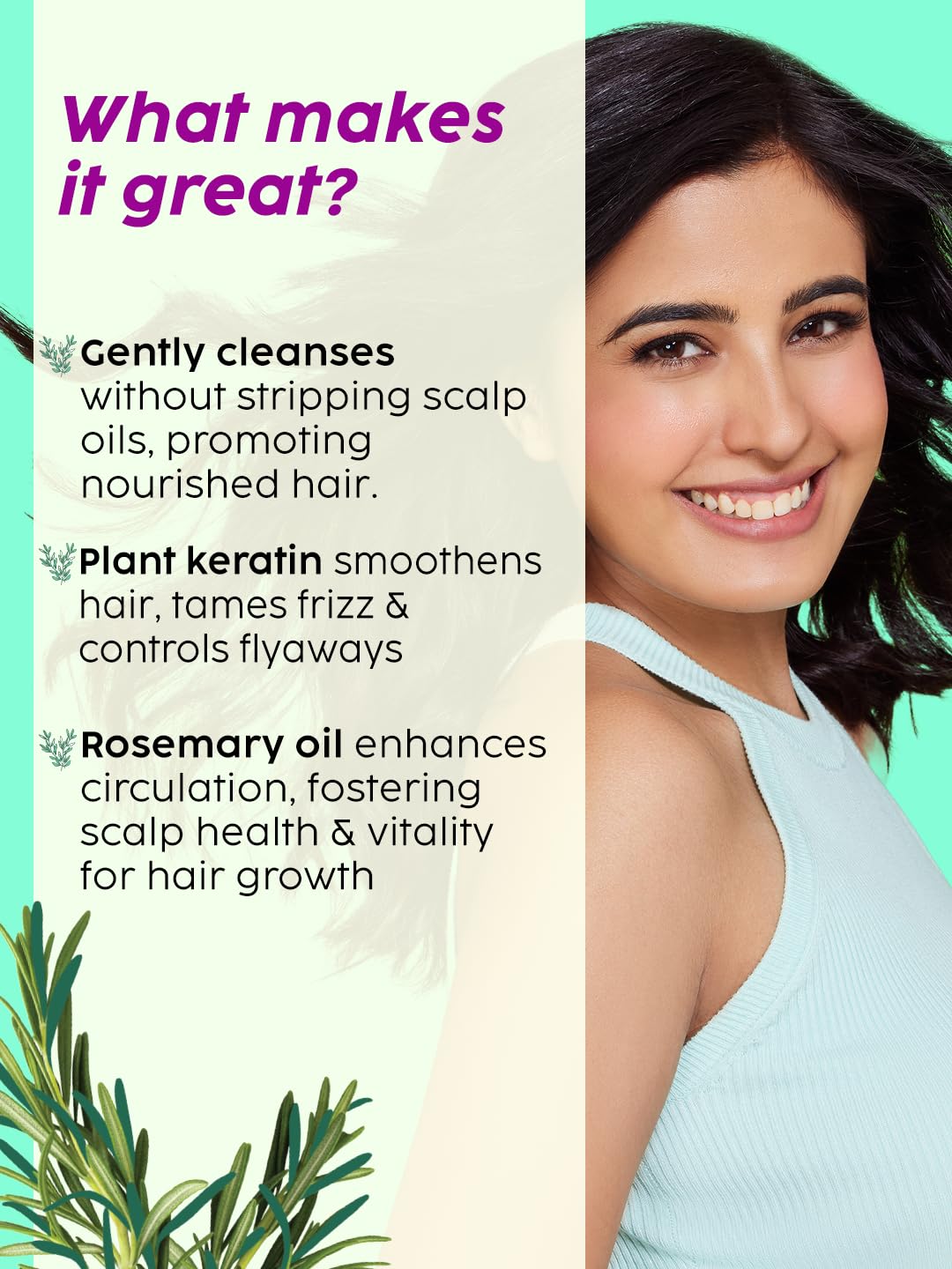 The Plant Fix Plix Rosemary Advanced Anti HairFall Shampoo for Decreases Hair Fall & Breakage - 200 ml