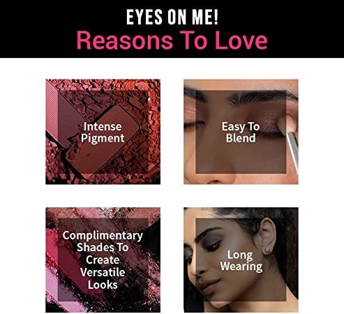 Nykaa Eyes On Me! 10-in-1 Eyeshadow Palette - Smokey at 8!