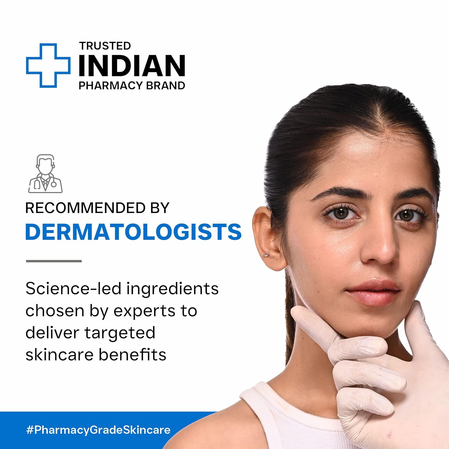 DERMATOUCH Oil-Free Moisturiser – Lightweight Hydration | Non-Greasy Daily Moisture Care | Helps Maintain Skin Balance | 50g