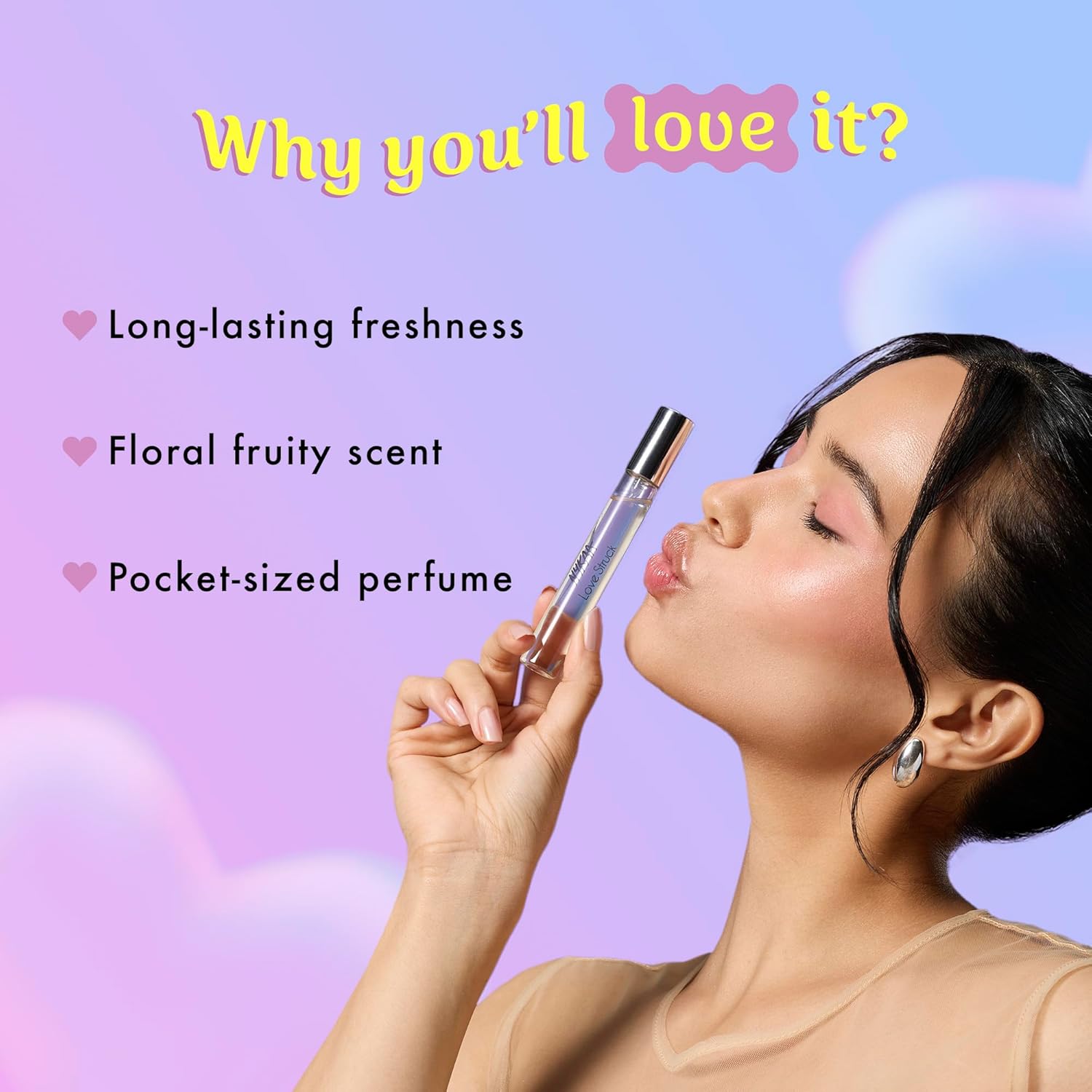 Nykaa Love Struck Stolen Glance EDP 16ml | Floral Woody Perfume for Women | Peony, Sandalwood Soft Elegant Fragrance | Long-Lasting Day to Night Scent | Best Romantic Feminine Perfume | Travel Friendly