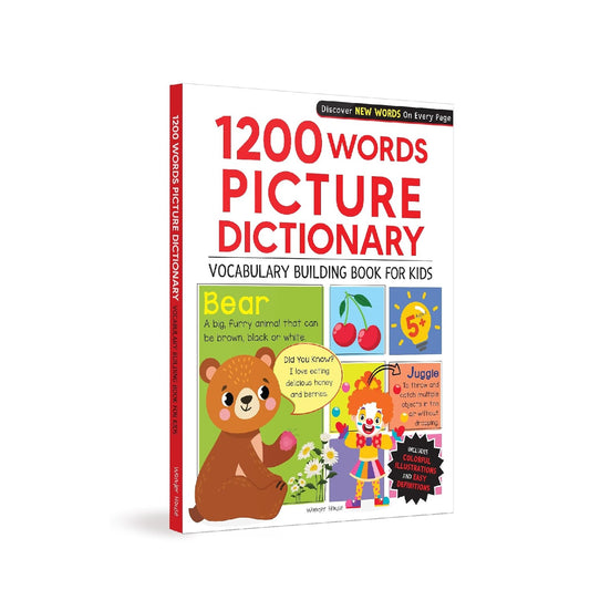 1200 Words Picture Dictionary Paperback Book