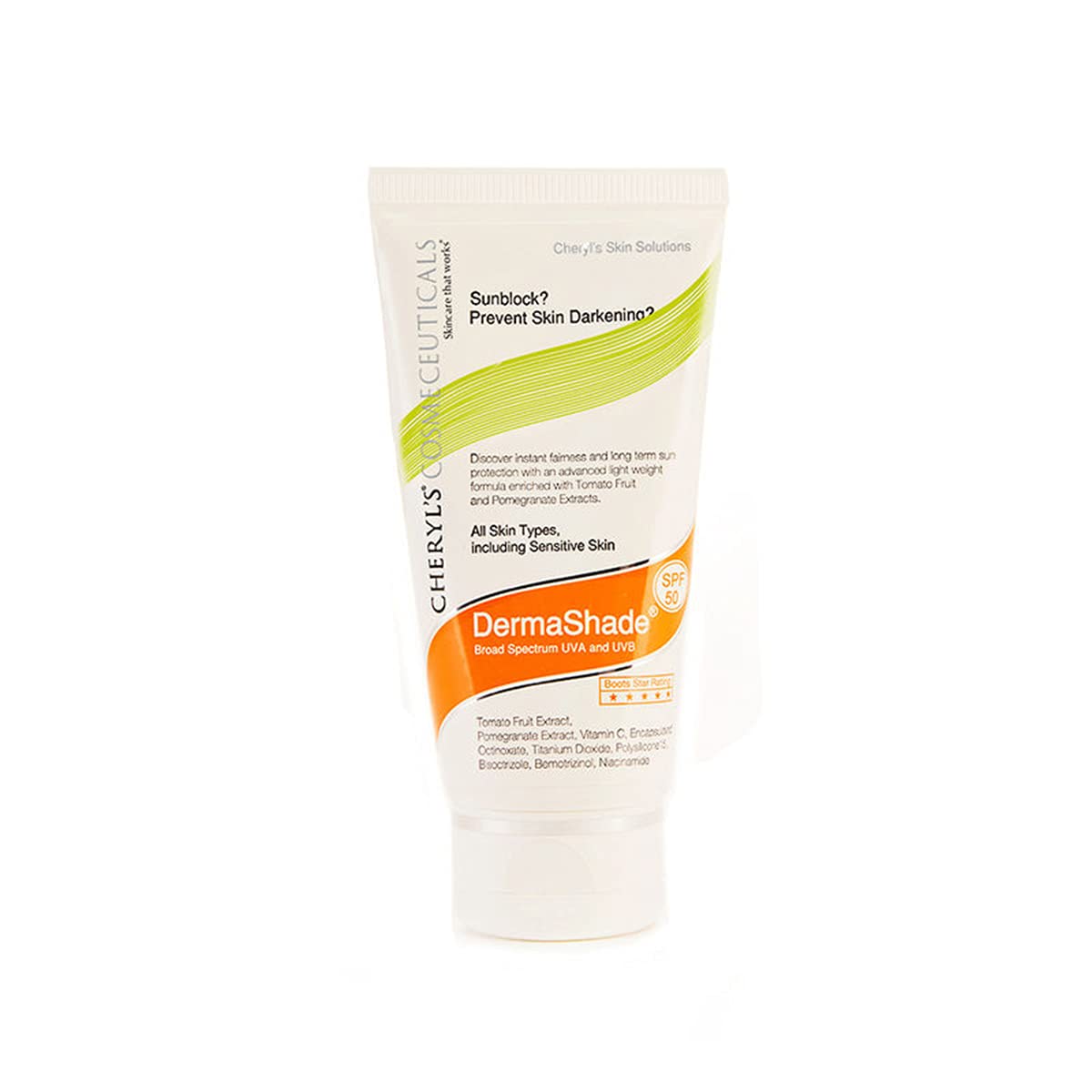 Cheryl’s Cosmeceuticals Dermashade SPF 50 – Sunblock Cream For cleaning, toning and skin moisturization