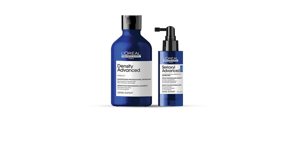 LOreal Professionnel Density Activator Regime With Density Advanced Shampoo & Serioxyl Advanced - combo