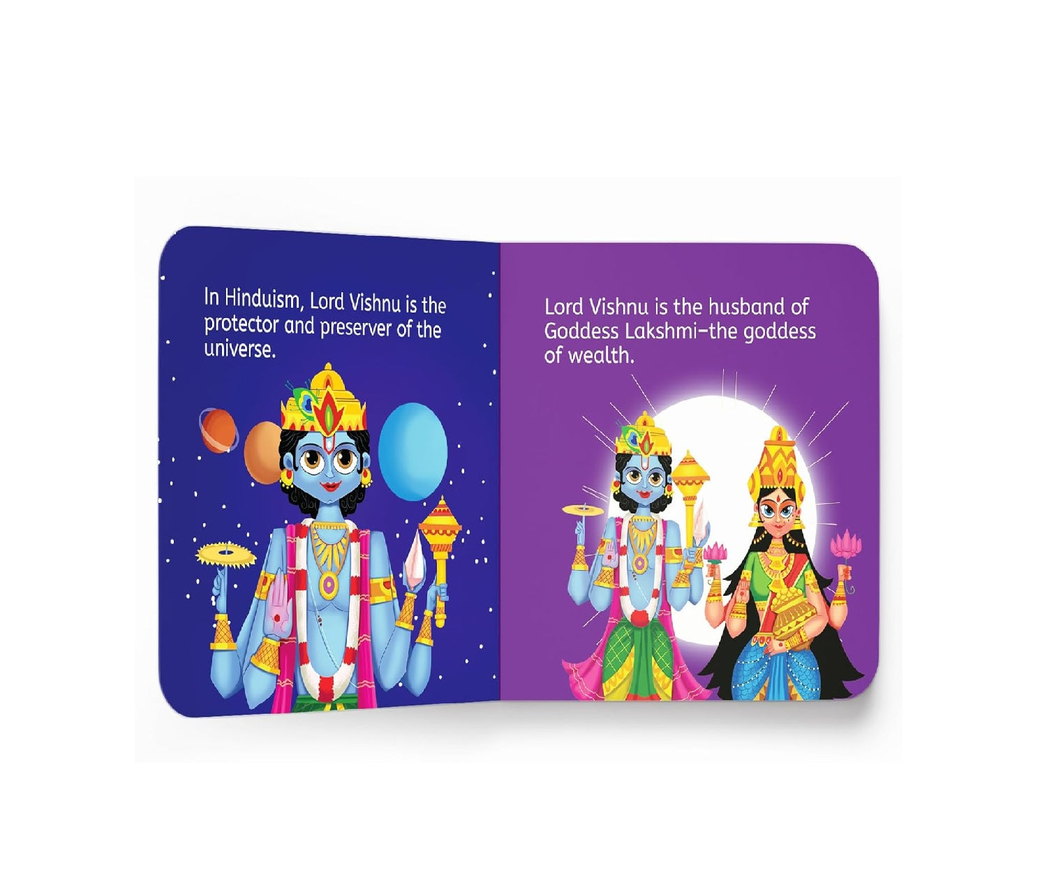 My First Book of Vishnu – Illustrated Board Book for Kids