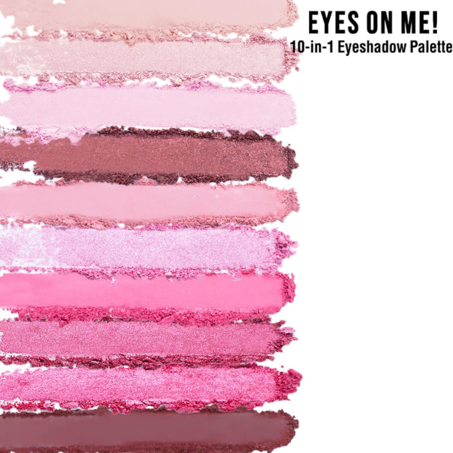 Nykaa Eyes On Me! 10-In-1 Eyeshadow Palette - Daydreaming, Multicolor, Shimmery