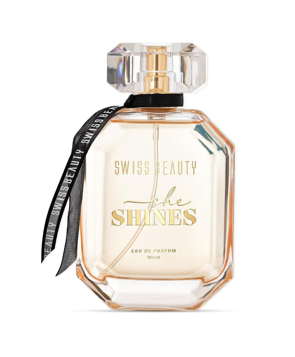 Swiss Beauty She Shines EDP, 100ml | Long-Lasting | Ideal For Gifting | Everyday Wear | Top Note: Neroli | Middle Note: Jasmine | Base Note: Musk