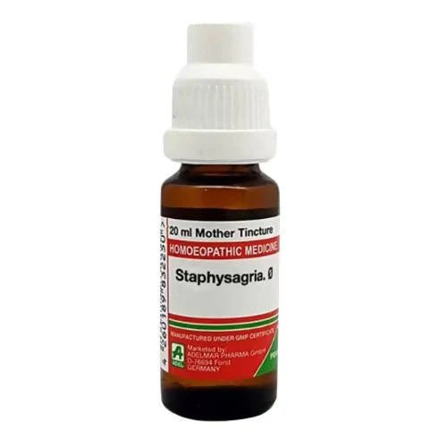 Adel Homeopathy Staphysagria Mother Tincture Q - 20 ml