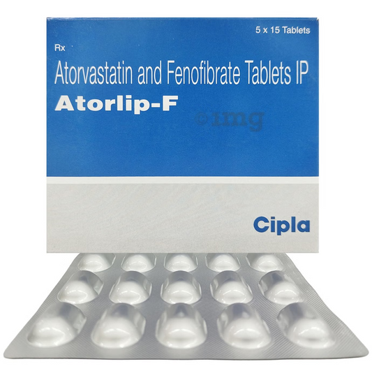 Atorlip-F Tablet – 15 Tablets for High cholesterol Heart attack