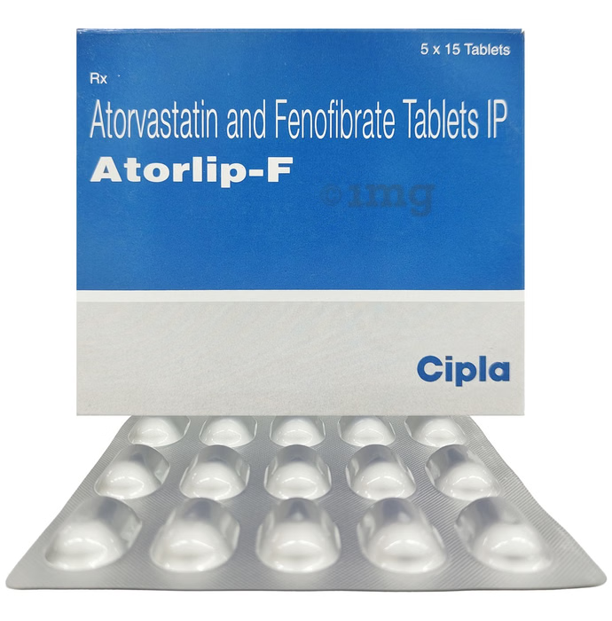 Atorlip-F Tablet – 15 Tablets for High cholesterol Heart attack