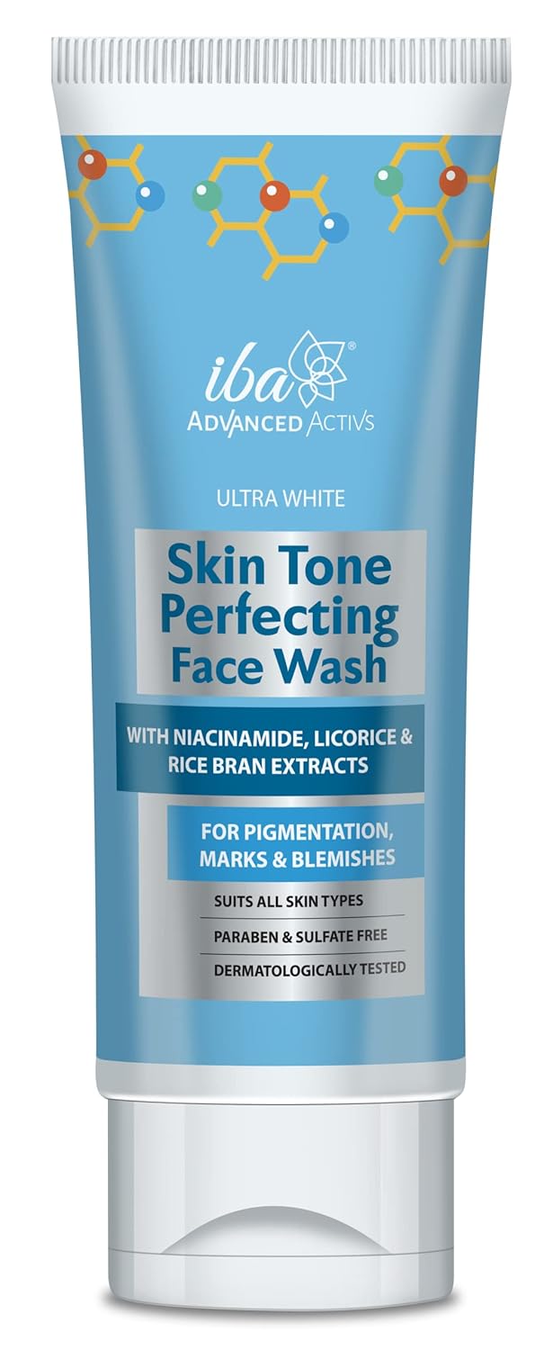 Iba Advanced Activs Ultra White Skin Tone Perfecting Face Wash 100ml