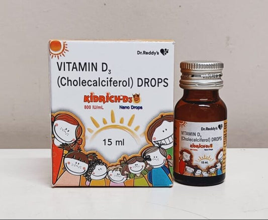 Dr. Reddy’s Labs Kidrich-D3 800 IU/ml Nano Drop 15ml