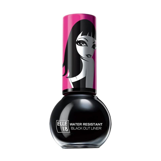 Elle 18 Water Resistant Black Out Eye Liner|| Black|| 5 ml