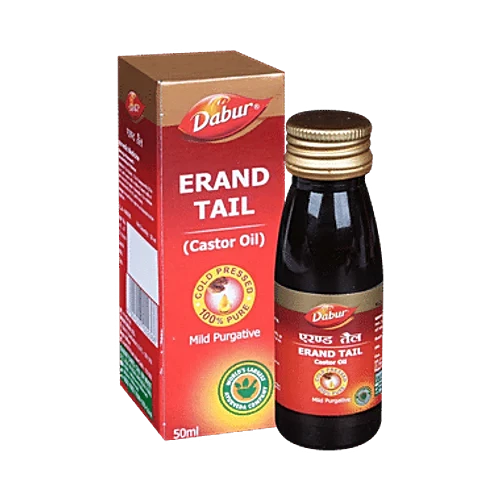 Dabur Ayurvedic Erand Tail (Castor Oil) (50ml) constipation
