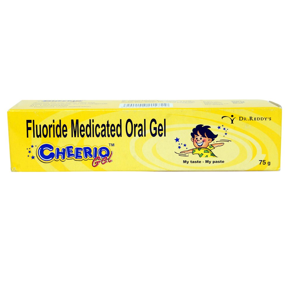 Cheerio Fluoride Medicated Oral Gel 75gm