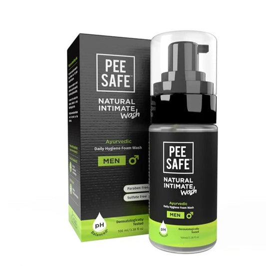 Pee Safe Natural Intimate Wash For Men 100 ml For Daily Hygiene Wash, Lemongrass Fragrance