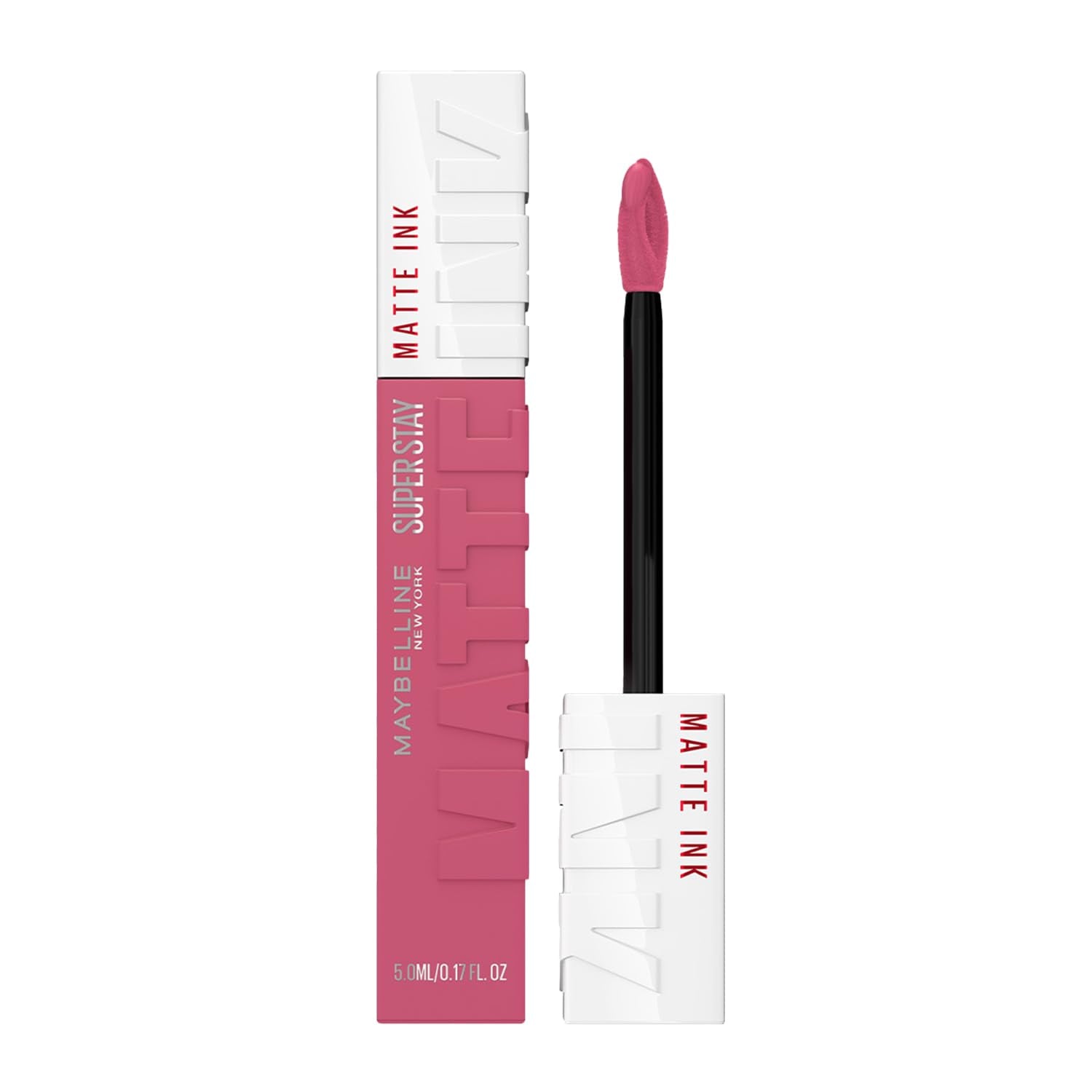 Maybelline New York SuperStay Matte Ink Liquid Lipstick - 15 Lover, Highly pigmented, Transfer Proof & Fade Proof. Maybelline New York SuperStay Matte Ink Liquid Lipstick Lasts Up To 16 Hour | 5ml