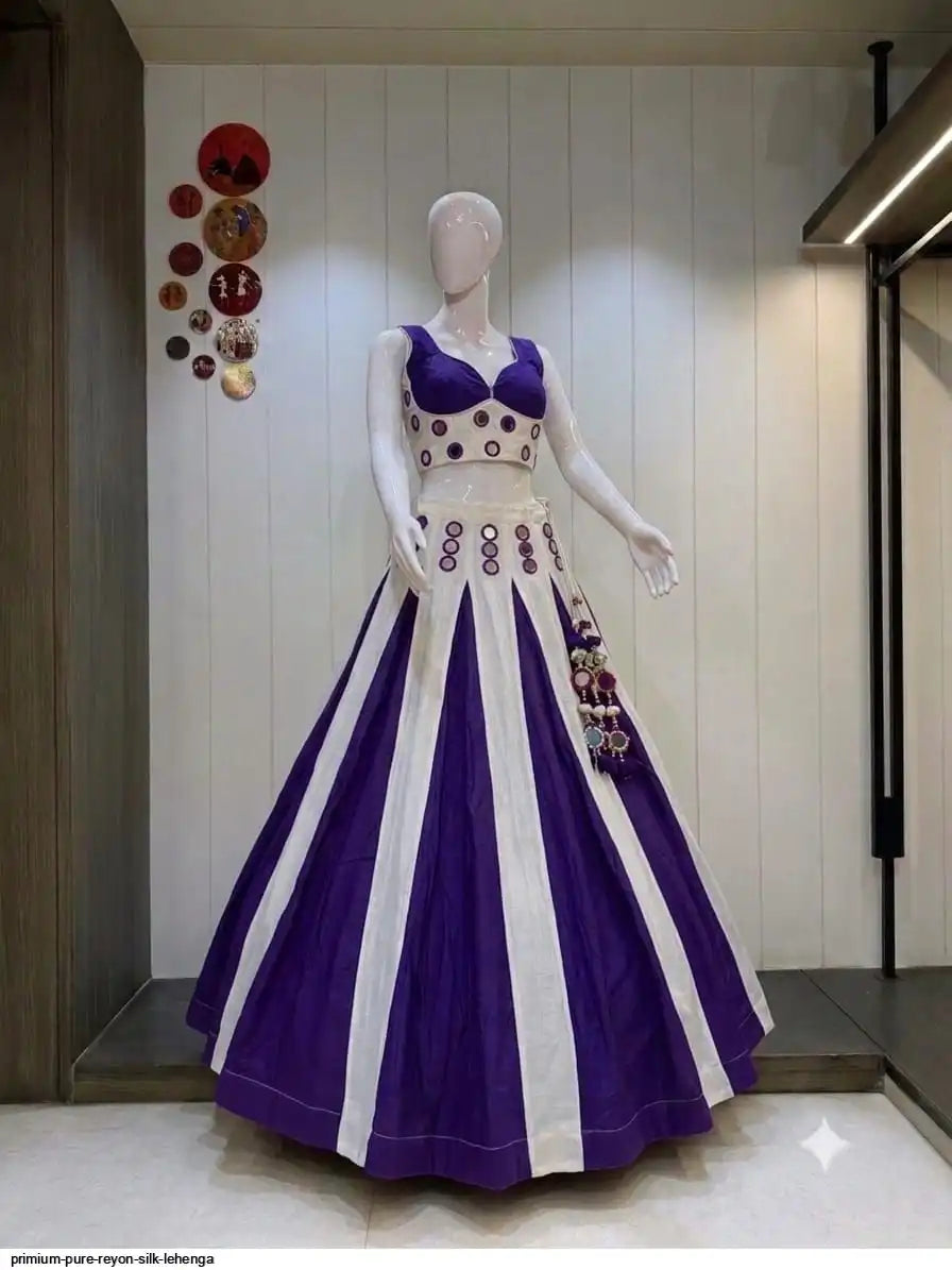 PRIMIUM PURE REYON SILK LEHENGA SIZE L