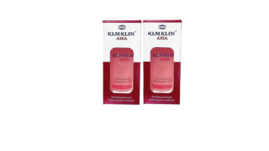 KLM Klin AHA Facewash For Skin Rejuvenating And refreshing (Pack Of 2 100ML)