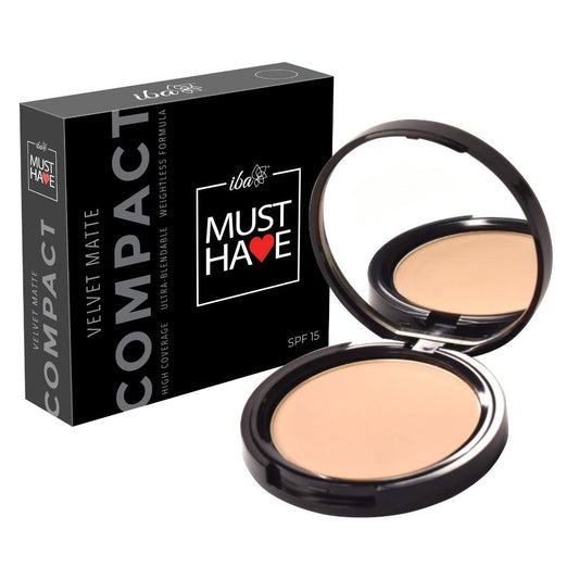 Iba Must Have Velvet Matte Pressed Compact Powder - Pure Ivory, 9G