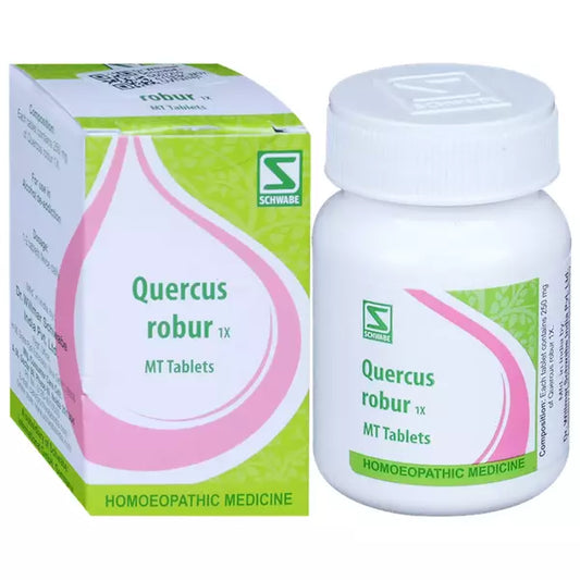 Dr Willmar Schwabe India Homoeopathic Quercus Robur 1X MT Tablets (20g) for gastritis constipation