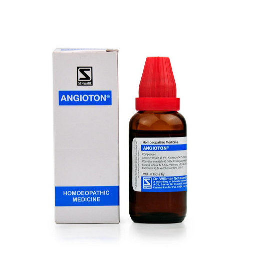 Dr Willmar Schwabe India Homoeopathic Angioton Drops (30ml) Weakness for blood pressure vertigo