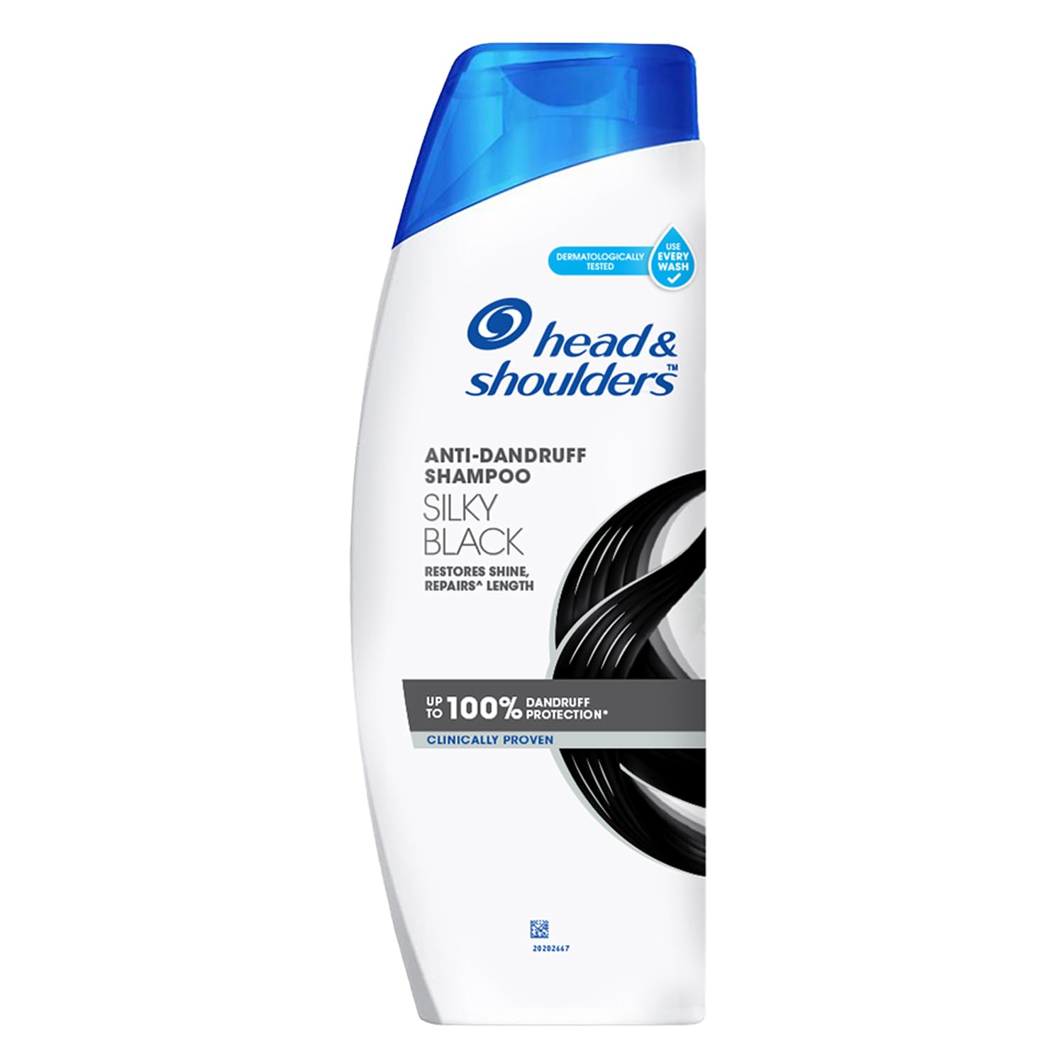 Head & Shoulders Silky Black Anti-Dandruff Shampoo for Sensitive Scalp, 340ml
