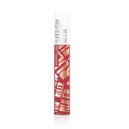 Maybelline New York SuperStay Matte Ink Liquid Lipstick - Iconic Ruler, Highly pigmented, Transfer Proof & Fade Proof. Maybelline New York SuperStay Matte Ink Liquid Lipstick Lasts Up To 16 Hour|5 ml