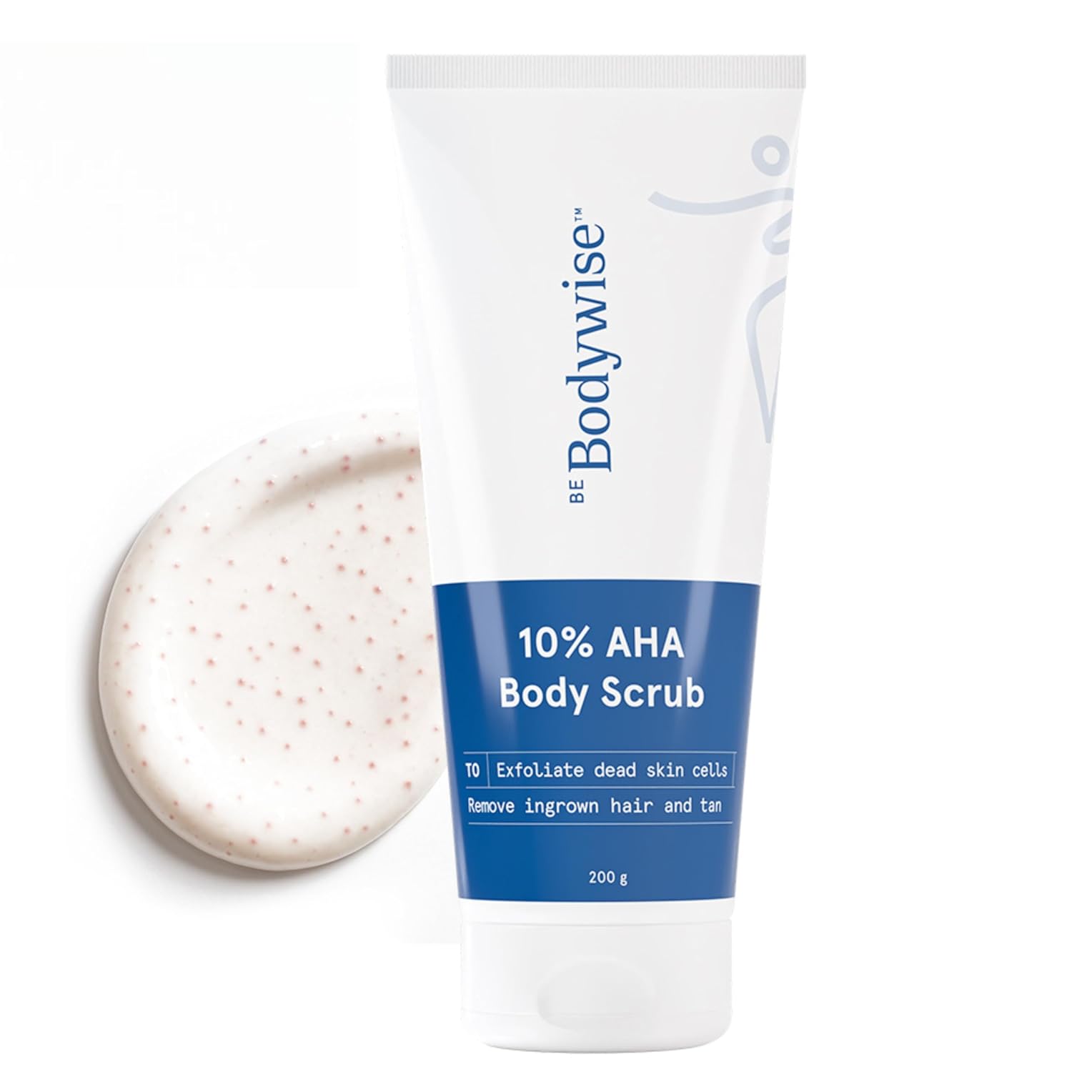 BeBodywise 10% AHA Lactic Acid Body Scrub - 200 gm
