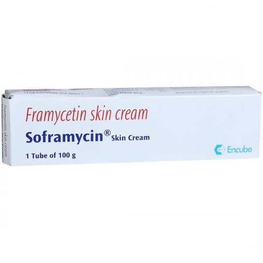 Soframycin Multi-Purpose Antiseptic Cream for Cuts, Wounds, Burns & Skin Infections | 100 gm Cream