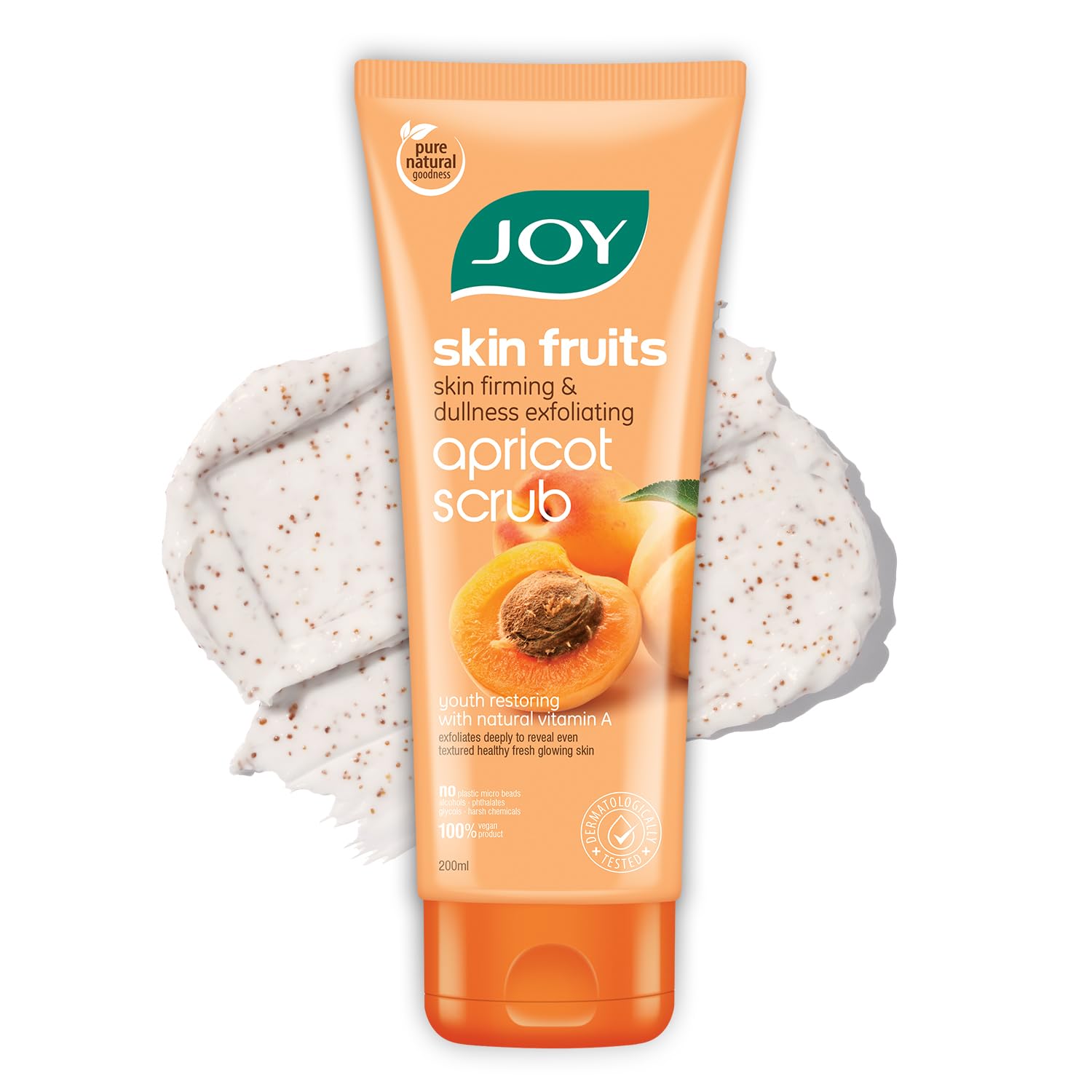 Joy Apricot & Walnut Face & Body Scrub for Blackheads Removal (200gm)