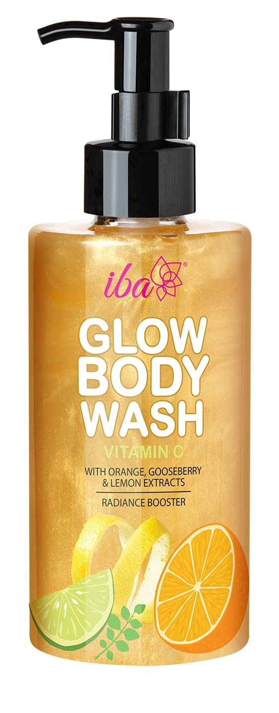 Iba Vitamin C Glow Body Wash | No Parabens No Sulfates | For Cleansed & Glowing Skin | Halal Certified & Vegan - 320ml