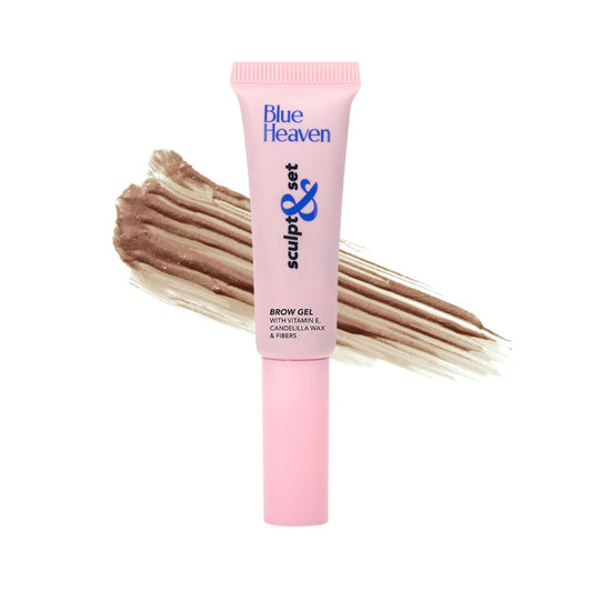Blue Heaven Sculpt & Set, Eyebrow Gel with Applicator, Brown, 8gm