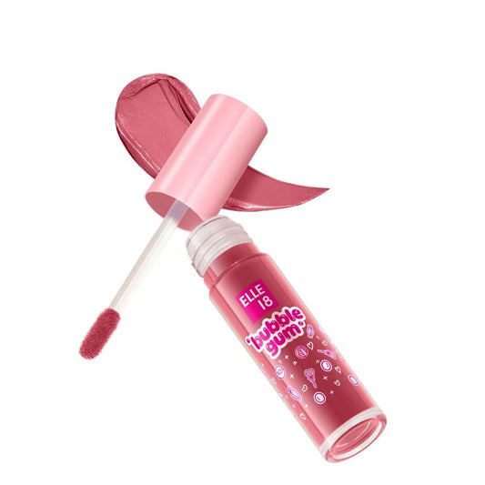 Elle 18 Bubblegum Lip Cloud, Liquid Lipstick - Maple Rush, Mousse Finish|4 ml