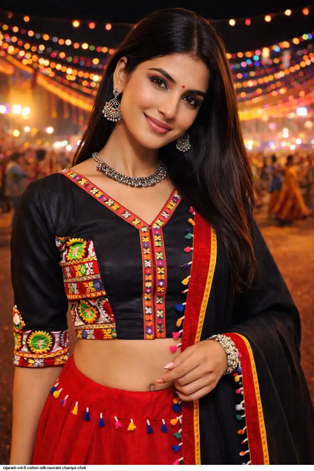 RAJWADI VOL 8 COTTON SILK NAVRATRI CHANIYA CHOLI
