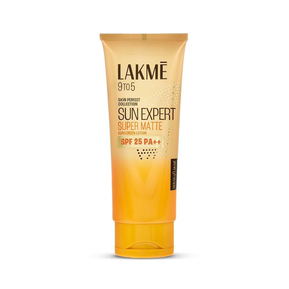 Lakme Sun Expert SPF 25 PA++ Super Matte Lotion Sunscreen, Lightweight, Non Sticky,50ml