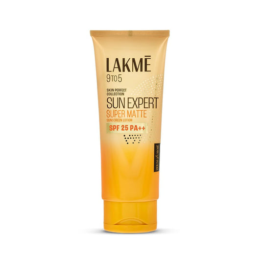 Lakme Sun Expert SPF 25 PA++ Super Matte Lotion Sunscreen, Lightweight, Non Sticky,50ml