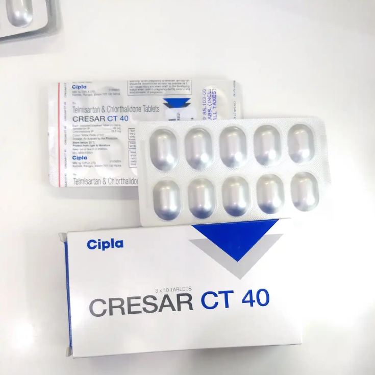 Cresar CT 40mg Tablet – 10 Tablets For Hypertension (high blood pressure)