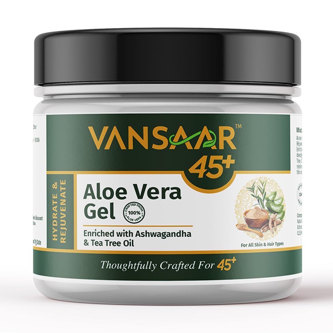 Vansaar 45+ Pure Aloe Vera Gel 500g
