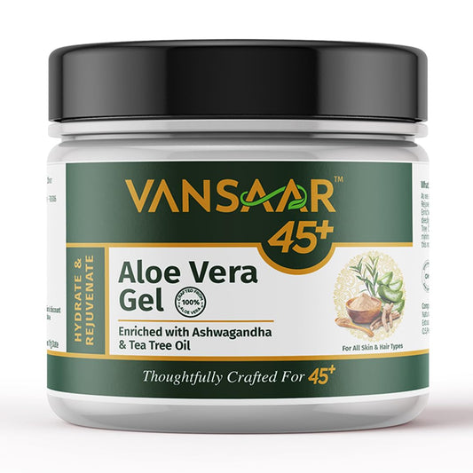 Vansaar 45+ Pure Aloe Vera Gel 500g