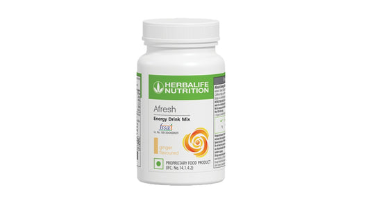 Herbalife Afresh Energy Drink Mix - 50 gm - Ginger