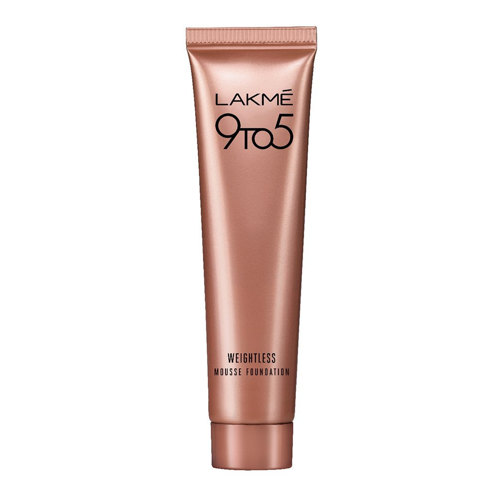 LAKMÉ 9 to 5 Weightless Mousse Foundation Mini|| Beige Vanilla|| Natural Matte Finish Cream Long Lasting Full Coverage Face Makeup|| 6 g