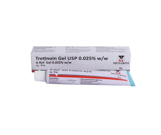 A Ret 0.025% Gel (20gm) For Hyperpigmentation, Wrinkles, Acne