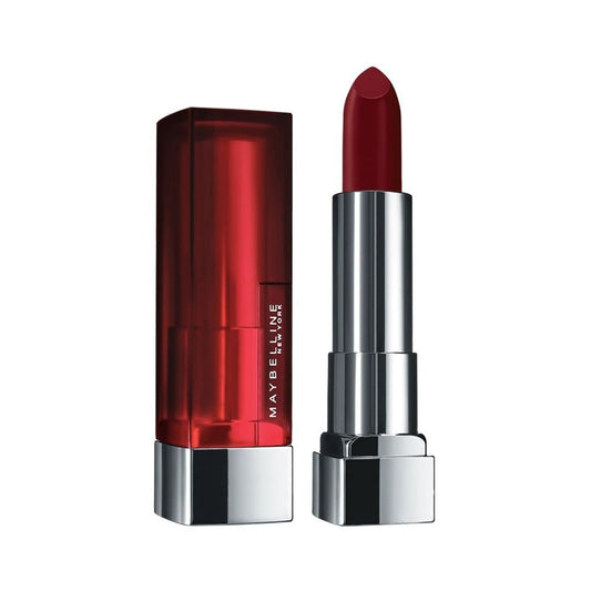 Maybelline New York Color Sensational Creamy Matte Lipstick lasts up to 12 Hours, Hydrate Lips, Rich Creamy Lipstick with Shea Butter, Available in 42 different Shades - Midnight Date, 3.9g