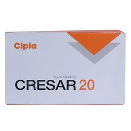 Cresar 20mg Tablet – 15 Tablets For Hypertension (high blood pressure)